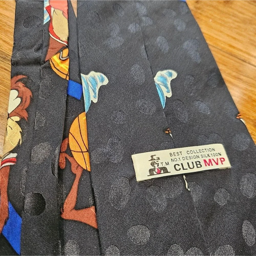 Vintage Looney Tunes 100% Silk Novelty Tie Bundle x 2 | Mens Professional Wear
